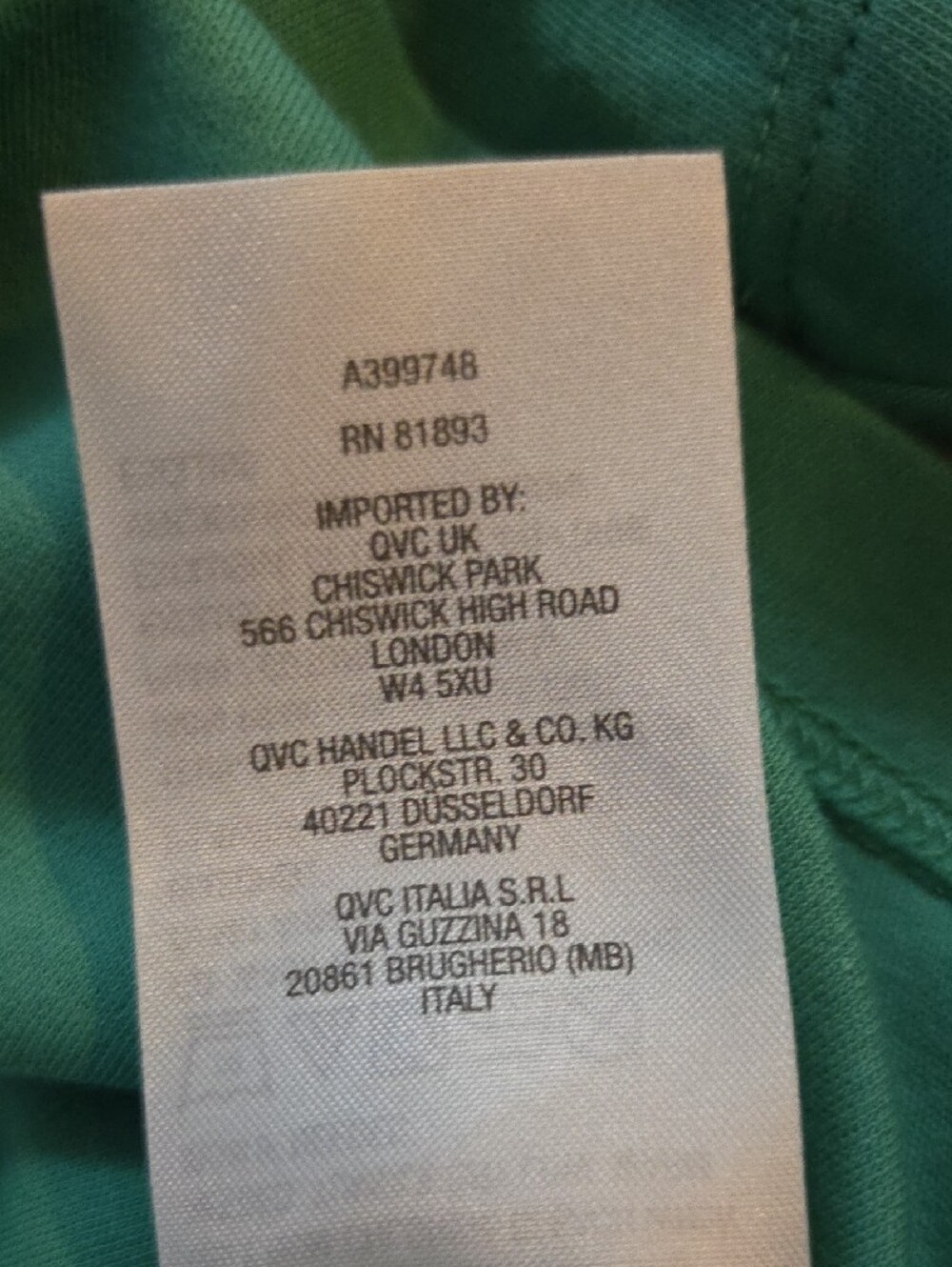 Isaac Mizrahi Teal Short-Sleeve Polo Top - Picture 5 of 5